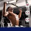 FREAZE 24" Fitness LAT Pull Down Bar With Handle, Heavy Duty Cable Machine Attachments For Gym, Rotating Weight Machine Attachment With Carabiners (Size : 62cm/24") view 3