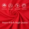 Ciormis Red Pashmina Scarves, Womens Solid Pale Pashmina Shawls and Wraps for Formal Evening DressesRed view 3