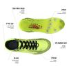 Track Shoes Men Track Spike Shoe for Men Track and Field Shoes Sprint Distance Running with 8 Spikes (US 10,Green) view 4