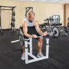 JungleA Adjustable Arm Preacher Curl Bench Machine,Bicep Tricep Muscle Strength Training Weight Bench w/Rack,Seated Arm Isolated Barbell Rack and Dumbbell Station for Home Gym Workout,550 Lbs Capacity view 3