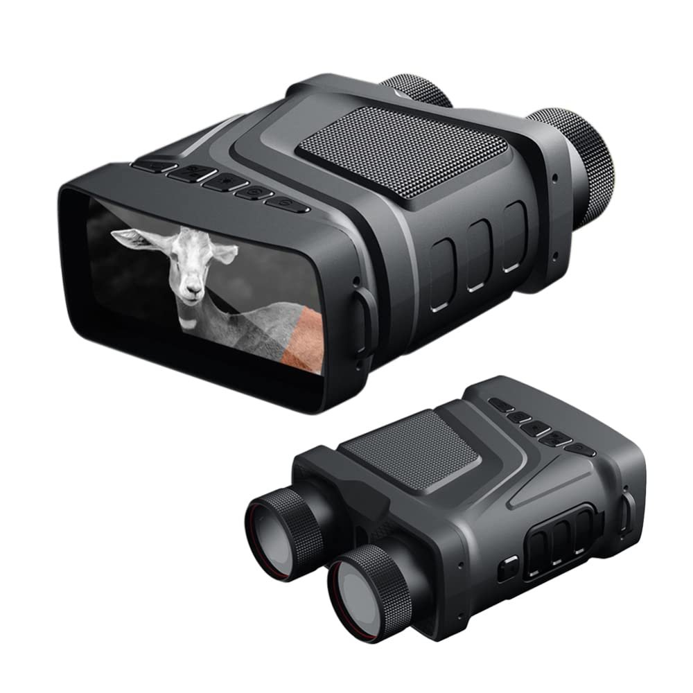 Dsstyles Night Vision Goggles,R12 Binoculars 1080p Infrarednight Vision Scope 5X Digital Zoom 300m Night Vision,2In1 Charging Mode,for Outdoor Travel, Hunting, Animal Observation