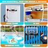 TREYWELL Indoor Basketball Hoop Boys Gifts for Teens and Adults Door Room Basketball Hoop Mini Hoop with 3 Balls, Basketball Toys for 8 9 10 11 12 view 4