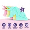 Healthy Packers Ice Packs for Kids Lunch Box, Slim Reusable 3-Pack Unicorn view 3