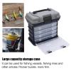 NDNCZDHC Portable Utility 4 Layers Big Fishing Tackle Box Plastic Handle Carp Fishing Case Tools, Fishing Gifts for Men view 3