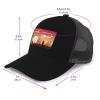 LIFANGMI Beautiful Desert Sunset Landscape Picture Baseball Cap Breathable Curved Brim Mesh Caps Sun Visor Hip-Hop Hat Adjustable Trucker Hats for Men Women view 2