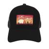 LIFANGMI Beautiful Desert Sunset Landscape Picture Baseball Cap Breathable Curved Brim Mesh Caps Sun Visor Hip-Hop Hat Adjustable Trucker Hats for Men Women view 3
