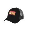 LIFANGMI Beautiful Desert Sunset Landscape Picture Baseball Cap Breathable Curved Brim Mesh Caps Sun Visor Hip-Hop Hat Adjustable Trucker Hats for Men Women view 4