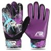 Arsh Sports Soccer Goalie Gloves, Football Goalkeeper Gloves for Kids Boys Children Youth Goalkeeping with 4mm Latex Finger Spine Protection (Purple, Size 6 Suitable for 13-15 Years) view 1