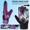 Arsh Sports Soccer Goalie Gloves, Football Goalkeeper Gloves for Kids Boys Children Youth Goalkeeping with 4mm Latex Finger Spine Protection (Purple, Size 6 Suitable for 13-15 Years) view 3