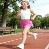 KEREDA Girls Flowy Shorts,Butterfly Shorts for Teen Girls with Spandex Liner 2-in-1 Kids Preppy Athletic Clothes 1 Pack 7-8Y (Hot Pink) view 2