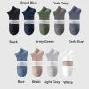Yizelli 3 Pairs Ankle Socks for Men Cotton Low Cut Stripe Casual Socks for Spring Summer (White) view 4