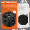 ONEPUNCH Smart Boxing Machine Wall Mounted, Electronic Boxing Music Machine with Adjustable Light, Music Punching Machine with Boxing Gloves, 600+ Songs/Larger Panel for Home Exercise & Stress Relea view 2
