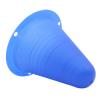 FOXBI 10pcs 3 Inch Plastic Sports Training Cones, Field Marker Roller Skating Cones Basketball Football Activity Events Props,Blue view 2