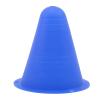 FOXBI 10pcs 3 Inch Plastic Sports Training Cones, Field Marker Roller Skating Cones Basketball Football Activity Events Props,Blue view 4