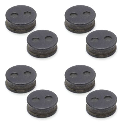 Joyzan Bike Disc Brake Pads, Bicycle Oil Resin Semi Metal Smooth Braking Low Noise Cycling Replacement Kit Mute Camping Outdoor Mountain MTB Electric Scooter 020 Metallic Accessory BB5 M446 4 Pairs