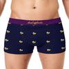 AUSCUFFLINKS Underwear For Him | Boxer Briefs Gift for Her | Brief Undies for Hubby | Quirky Novelty Present for Dad (BEE) view 2