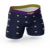AUSCUFFLINKS Underwear For Him | Boxer Briefs Gift for Her | Brief Undies for Hubby | Quirky Novelty Present for Dad (BEE) view 4