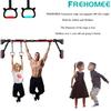 FREHOMEE New Professional Gymnastic Rings,Both for Adults and Kids,Support 550 LBS,Home Fitness Equipment,Indoor and Outdoor Pull-up Bar for Stretching and Height Increase,with Adjustable Straps view 2