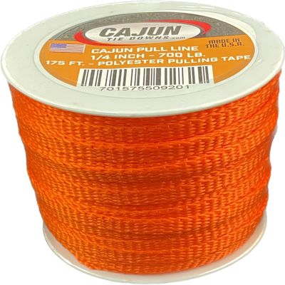 1/4" Cajun Pull Line - 700 lb. - Made in USA (500, Orange)