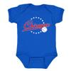 Chicago Vintage Kid's Baby Bodysuit for Baseball Fans (Royal, 12M)