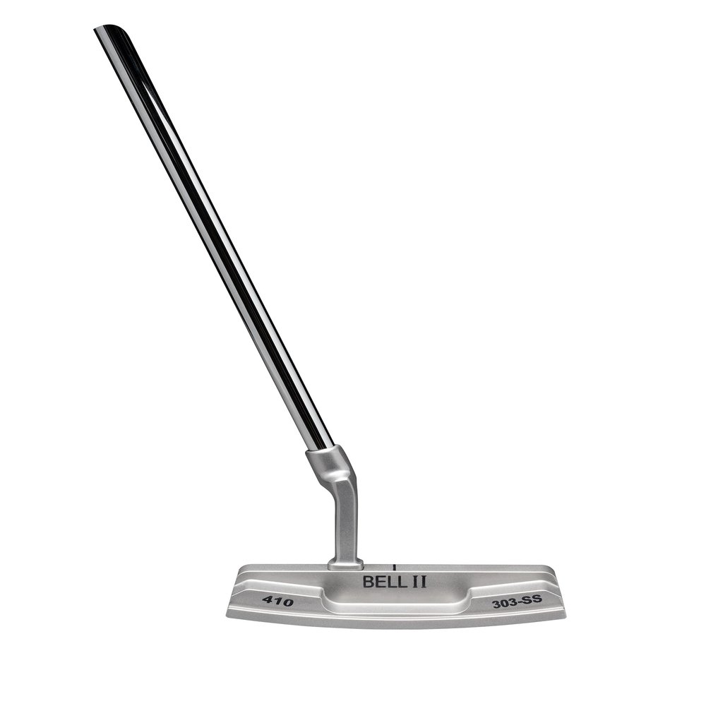 Bell Matte Plumbers Neck 410 Full-Offset Golf Putter Face-Balance Winn Jumbo Lite Grip-Right Hand (32 Inches)