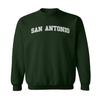 Haase Unlimited San Antonio - Sports State City School Youth Fleece Crewneck Sweater (Forest Green, X-Large (Youth)) view 1