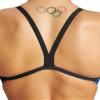ARENA Women's Swimsuit Puzzled Team Print MaxLife Sports Suit Challenge Back One Piece Bathing Suit Competition Training Racing Swimwear, Black/Navy Multi, US Size 24 view 2