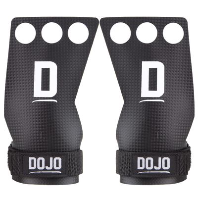 Dojo Carbon Gymnastics Grips for Cross Training  Pull Ups Weight Lifting & Training-Gym Workout Gloves Hand Palm Protector for Work-Out & Weightlifting for Youth Girls, Men and Women