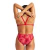ARENA Women's Swimsuit Puzzled Team Print MaxLife Sports Suit Challenge Back One Piece Bathing Suit Competition Training Racing Swimwear, Red/Red Multi, US Size 24 view 3
