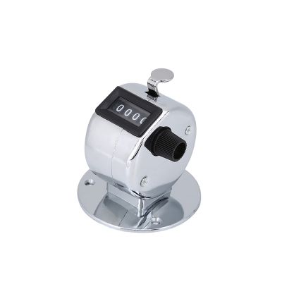 RiToEasysports Clicker Counter, 4 Digit Lap Clickers Pitch Counter Mini Metal Hand Mechanical Counters for Coaching, Knitting, People, Lap, Fishing, and Row Hand Tally Counter Mounted Metal
