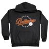 Baltimore City Vintage Baseball Kid's Fan Hoodie Sweatshirt (Black Hoodie, YS) view 1