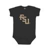 Little King NCAA Bodysuit 2 Pack Short Sleeve-100% Cotton-Florida State-Garnet & Black-18 Months view 2
