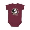Little King NCAA Bodysuit 2 Pack Short Sleeve-100% Cotton-Florida State-Garnet & Black-18 Months view 3