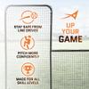 ACELETIQS L Screen Baseball Pitching Net for Batting Cage | Pitching Screen Baseball Net with Wheels 6 feet by 6 feet Body Protector for Back Drive Lines Beisbol view 3