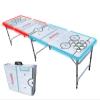 8-Foot Professional Beer Pong Table w/Cup Holes & LED Lights - Seattle Hockey Rink view 1