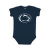 Little King NCAA Bodysuit 2 Pack Short Sleeve-100% Cotton-Penn State-Navy & Grey-0-3 Months view 2