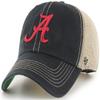 47 NCAA Trawler Team Color Mesh Trucker Clean Up Adjustable Hat, Adult One Size Fits All - Alabama Crimson Tide Black view 1