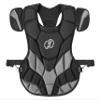 Force3 Pro Gear Catcher Chest Protector with Dupont Kevlar | SEI Certified to Meet NOCSAE Standard (Black/Gray, Intermediate) view 1