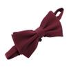 My Lello Baby Gabardine Adjustable Pre-Tied Bow Tie - Burgundy view 1