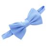 My Lello Baby Gabardine Adjustable Pre-Tied Bow Tie - Dusty Blue view 1