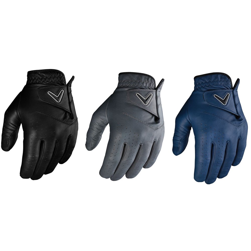 Callaway Golf Opti Color Glove (Worn on Left Hand, Standard (3-Pack), X-Large, Multi Color)