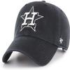 '47 New York Yankees Adjustable Cap Clean Up MLB, Houston Astros Black White, One Size view 1