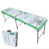 8-Foot Professional Beer Pong Table w/Cup Holes & LED Lights - Dallas Hockey Rink
