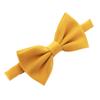 My Lello Child Gabardine Adjustable Pre-Tied Bow Tie - Mustard Yellow view 1