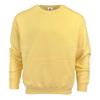 Homespun Ultra Soft Pouch Pocket Crewneck Sweatshirt (XL, Butter) view 1