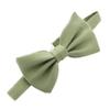 My Lello Child Gabardine Adjustable Pre-Tied Bow Tie - Sage Green view 1
