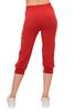 ALWAYS Womens Capri Jogger Sweatpants with Pockets  Super Soft Stretch Lounge Pants, Casual Joggers for Women, Yoga Workout & Daily Wear, Red US 3XL view 4