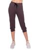 ALWAYS Womens Capri Jogger Sweatpants with Pockets  Super Soft Stretch Lounge Pants, Casual Joggers for Women, Yoga Workout & Daily Wear, Vintage Violet L view 2