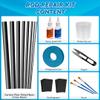 THKFISH Fishing Rod Repair Kit with Carbon Fiber Sticks, Rod Tips & Eyelet Replacement Kit, Complete for Rod Building Supplies view 2