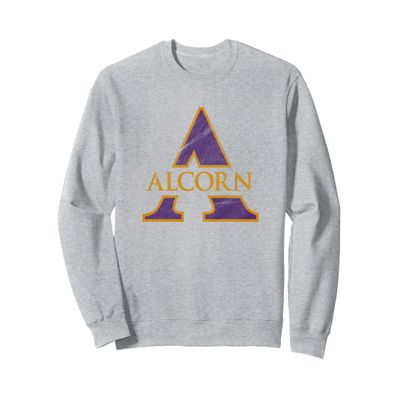 Alcorn State University Braves Distressed Primary Sweatshirt